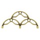 Cymbal ™ DQ metal ending Sitanos III for 8/0 beads - Antique bronze